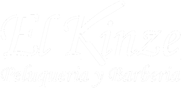 Logo Barberia kinze-600 Blanco